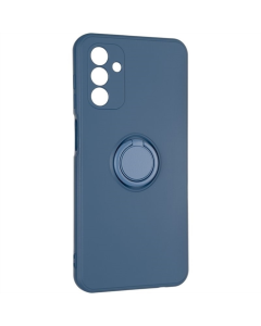 Чехол-накладка для Samsung A04s Gelius с кольцом для удержания Цвет: Синий (Темно-синий)