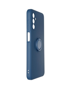 Чехол-накладка для Samsung A04s Gelius с кольцом для удержания Цвет: Синий (Темно-синий)