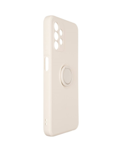 Чехол-накладка для Samsung A13 Gelius с кольцом для удержания Бежевый (Айвори)