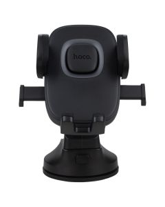 Автотримач Hoco H76 Crown one-button car holder Сірий (Metal Gray)