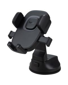 Автотримач Hoco H76 Crown one-button car holder Сірий (Metal Gray)