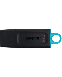 USB флеш-накопитель 64 Гб Kingston DT Exodia USB 3.2 Черно-бирюзовый (Черный/Бирюзовый)