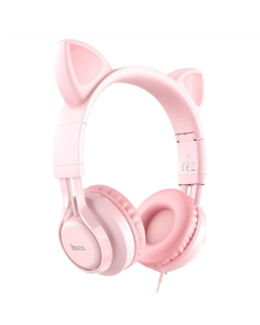 Навушники накладні Hoco W36 Cat Ear Рожеві (Pink)