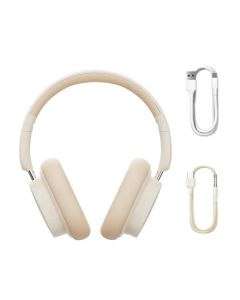 Бездротові повнорозмірні навушники Baseus Bowie D05 Wireless БІлі (Creamy White)