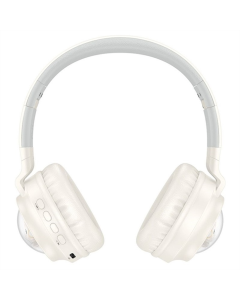 Беспроводные полноразмерные наушники Hoco W50 Cute fun Белые (White)