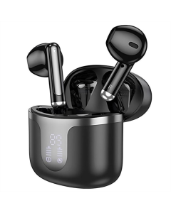 Беспроводные вкладыши-наушники Hoco EQ7 Snowflake TWS Черные (Black)