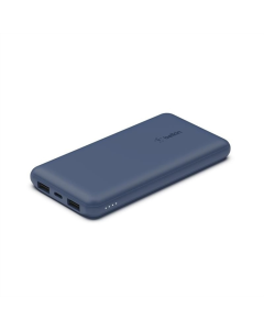 PowerBank 10000 mAh Belkin 15Вт, 2хUSB-A/USB-C Блакитний (Blue)
