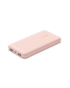 PowerBank 10000 mAh Belkin BPB011BTRG 15Вт, 2хUSB-A/USB-C Рожевий (Pink)