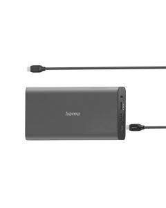 PowerBank 26800 мАч Hama, 60 Вт, PD Серый (Gray)