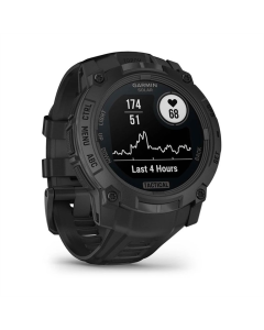 Смарт-годинник Garmin Instinct 3 50mm Tactical Solar Black with Charcoal Silicone Band Чорний (Black)