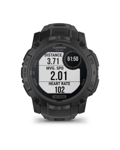 Смарт-годинник Garmin Instinct 3 50mm Tactical Solar Black with Charcoal Silicone Band Чорний (Black)