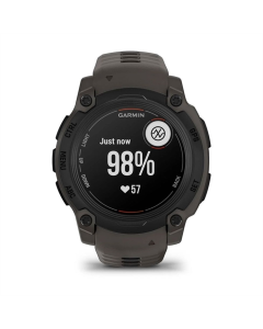 Смарт-годинник Garmin Instinct 3 50mm Tactical Solar Black with Charcoal Silicone Band Чорний (Black)