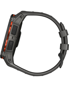 Смарт-годинник Garmin Instinct 3 50mm Solar Black with Charcoal Silicone Band Чорний (Black)