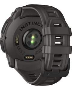Смарт-годинник Garmin Instinct 3 50mm Solar Black with Charcoal Silicone Band Чорний (Black)