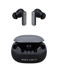 Бездротові навушники вкладиші Proove NoLimit TWS with Hybrid ANC (APP) Чорні (Black Gray)