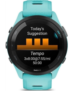 Смарт-годинник Garmin Forerunner 265 Black Bezel with Aqua Case Чорний (Black)
