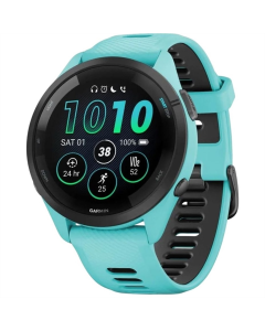 Смарт-годинник Garmin Forerunner 265 Black Bezel with Aqua Case Чорний (Black)