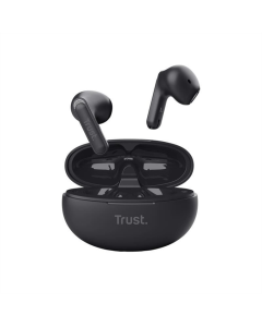 Бездротові навушники вкладиші Trust Yavi Earphones BT 5.3, ENC, SBC Чорні (Black)