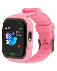 Дитячий GPS годинник Garmix PointPRO-100 WiFi Рожевий (Pink)