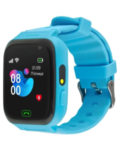 Дитячий GPS годинник Garmix PointPRO-100 WiFi Синій (Blue)