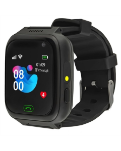 Дитячий GPS годинник Garmix PointPRO-100 WiFi Чорний (Black)