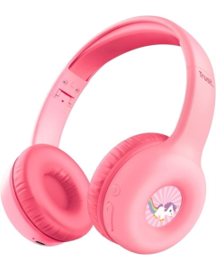 Бездротові повнорозмірні навушники Trust Nouna Kids, Wireless Рожеві (Pink)