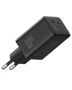 Зарядное устройство Baseus Cube Pro Fast Charger PD30W (1USB-A/1C) Черный (Black)