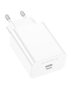 Зарядное устройство Borofone BA21A Pro Long journey PD20W (1USB-C) Белый (White)