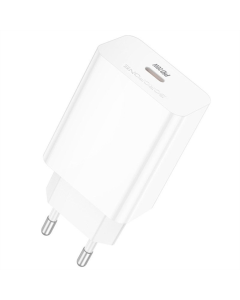 Зарядное устройство Borofone BA21A Pro Long journey PD20W (1USB-C) Белый (White)