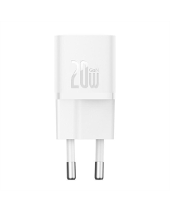 Зарядное устройство Baseus GaN5 Fast Charger (mini) PD20W (1USB-C) (CCGN05010) Белый (White)