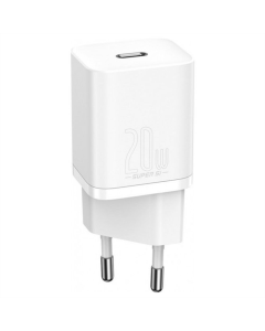 Зарядное устройство Baseus Super Si Quick Charger 20W (1USB-C) (CCSUP-B) Белый (White)