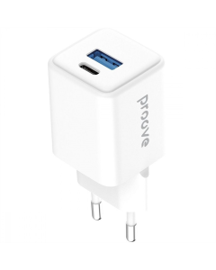 Зарядное устройство Proove Pocket GaN 30W (Type-C + USB) Белый (White)