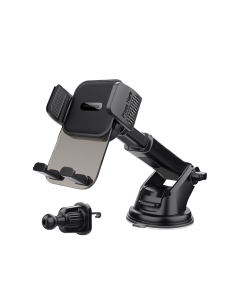 Автотримач Promate TransHold-EXT Чорний (Black)