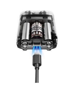 Електробритва Metz Traveller Shaver with Bag Black MZXZ021-BK Чорний (Black)