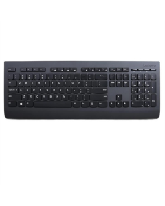 Клавиатура Lenovo Professional 108 клавиш, беспроводная, английская/украинская/русская, черная (Black)
