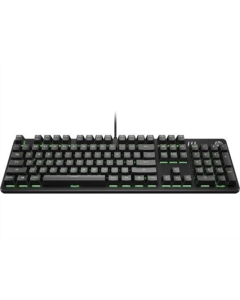 Клавиатура HP Pavilion Gaming 550, 104 клавиши, красные гибридные переключатели, USB-A, EN/RU, RGB Черная (Black)