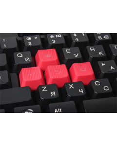 Клавиатура Bloody Q100 Укр Черная (Black)