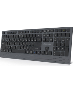 Клавіатура бездротова REAL-EL RK-715W Біла (White)