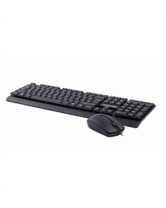 Клавіатура Maxxter KMS-CM-01-UA + миша Чорна (Black)