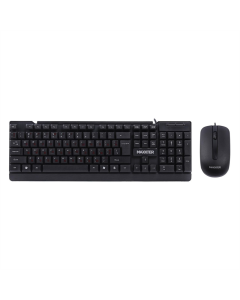 Клавіатура Maxxter KMS-CM-01-UA + миша Чорна (Black)