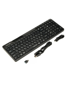Клавіатура бездротова A4Tech FBK27C AS Чорна (Black)