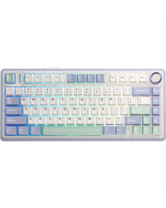 Клавіатура бездротова Aula F75 Біла (White)