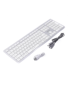 Клавіатура бездротова A4Tech Fstyler FBX50C Біла (White)