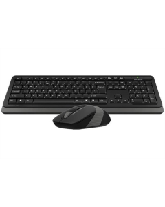 Клавіатура бездротова A4Tech FG1012S + миша Сіра (Black Grey)
