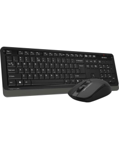 Клавіатура бездротова A4Tech FG1012S + миша Сіра (Black Grey)