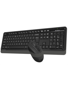 Клавіатура бездротова A4Tech FG1012S + миша Сіра (Black Grey)