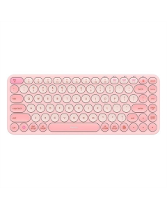 Беспроводная клавиатура Baseus K01A Wireless Tri-Mode Keyboard Розовая (Pink)