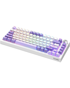 Беспроводная клавиатура Proove Gaming Coupe Белая (Бело-фиолетовая)