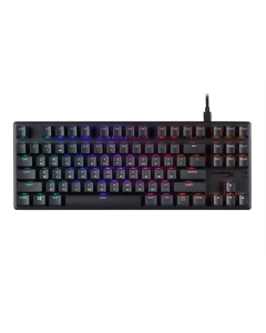 Клавіатура HyperX Alloy Origins Core PBT 87key, AqUK, USB-A, EN/UA Чорна (Black)