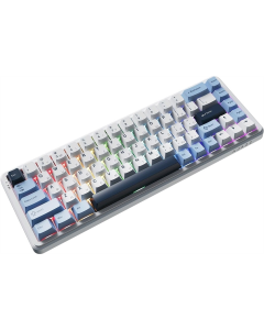 Клавіатура бездротова Ajazz AK680 MAX Magnetic Switch RGB USB Біла (White)